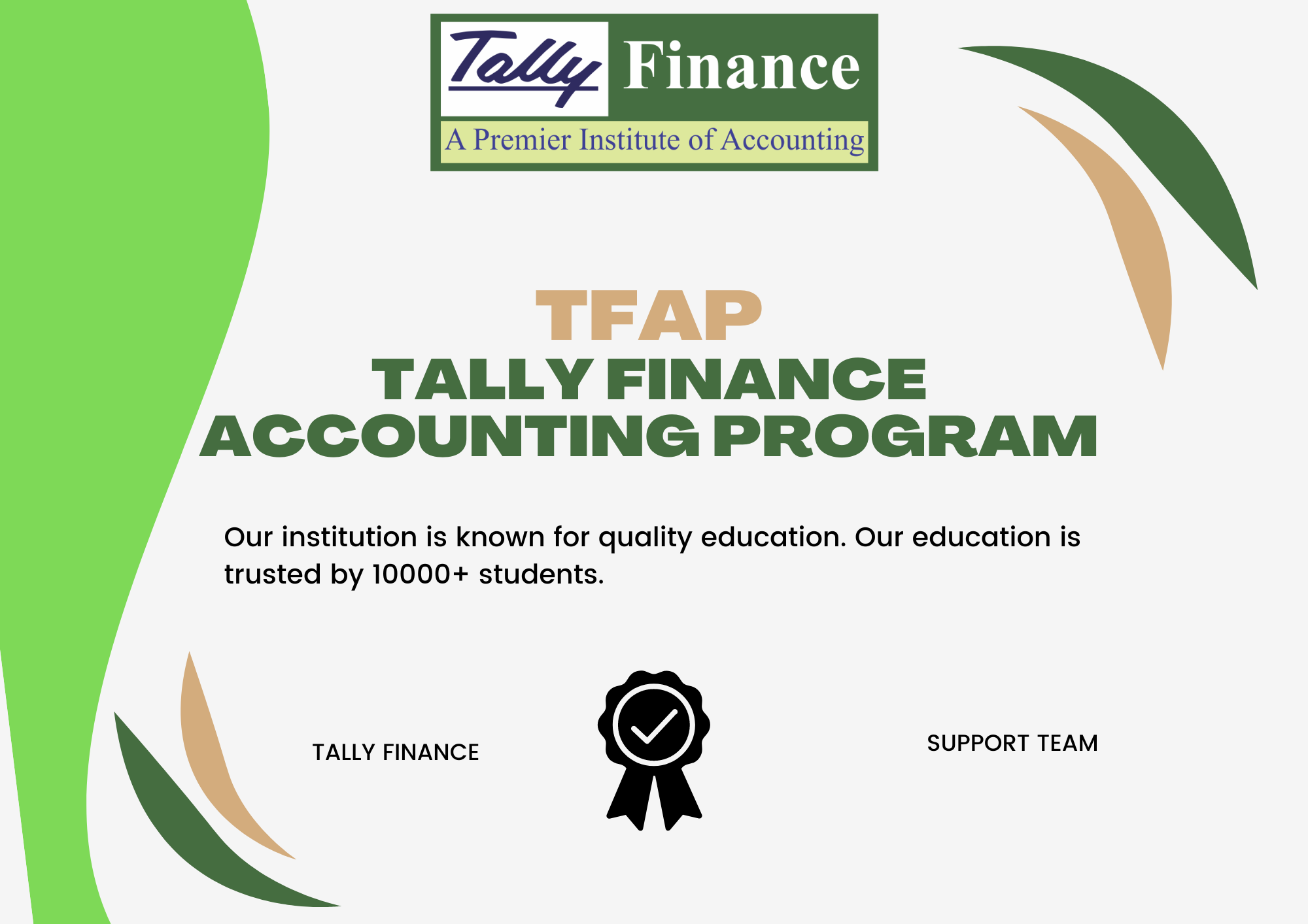 Tally Finance Accounting Program (TFAP)